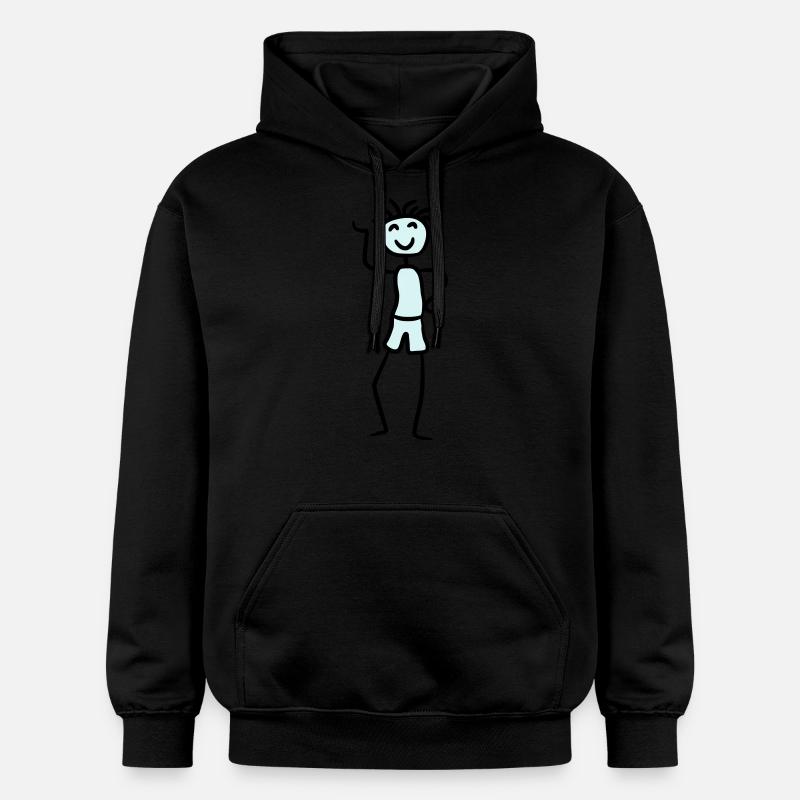 Heureux garçon cool - Sweat à capuche Softstyle® Gildan Unisexe - noir