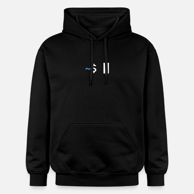 Commande Linux Shell - Sweat à capuche Softstyle® Gildan Unisexe - noir