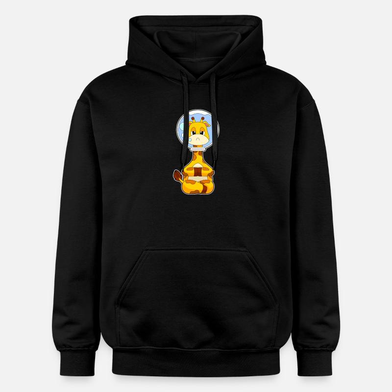 Aquarium de girafe - Sweat à capuche Softstyle® Gildan Unisexe - noir