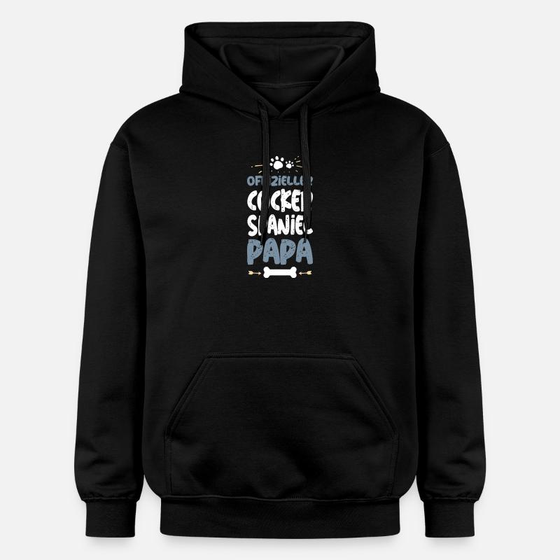 Official Cocker Spaniel Dad - Gildan Unisex Softstyle® Midweight Hoodie - black