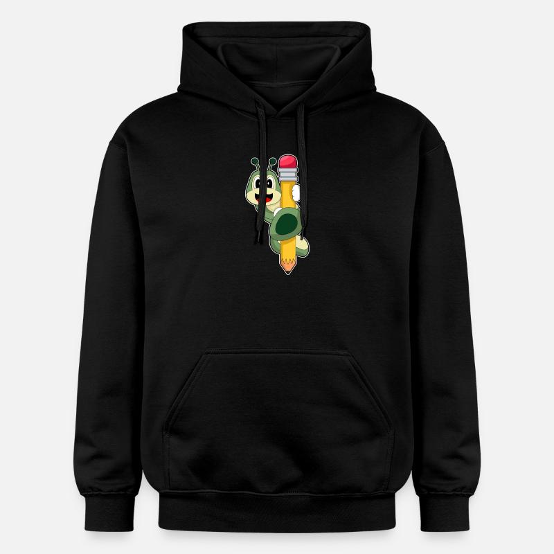 École de crayons Caterpillar Pupil - Sweat à capuche Softstyle® Gildan Unisexe - noir