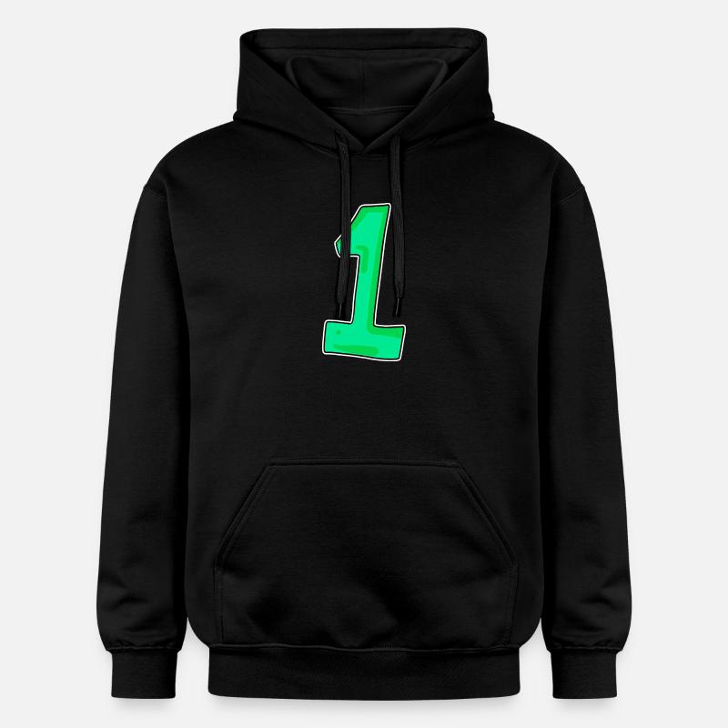 1 vert - Sweat à capuche Softstyle® Gildan Unisexe - noir