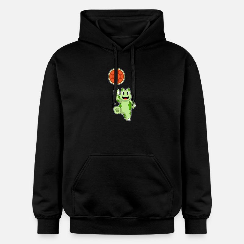 Ballon tortue - Sweat à capuche Softstyle® Gildan Unisexe - noir