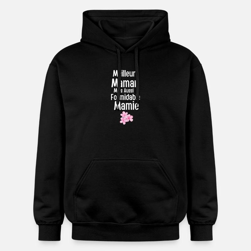 Beste erstaunliche Mutter und Oma - Gildan Unisex Softstyle® Midweight Hoodie - Schwarz