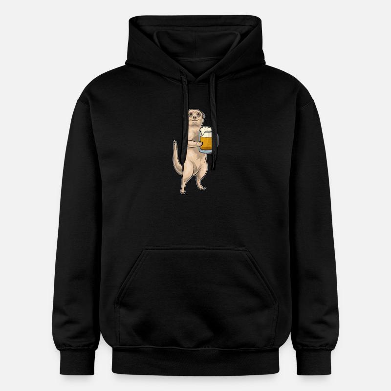 Bière de suricate - Sweat à capuche Softstyle® Gildan Unisexe - noir
