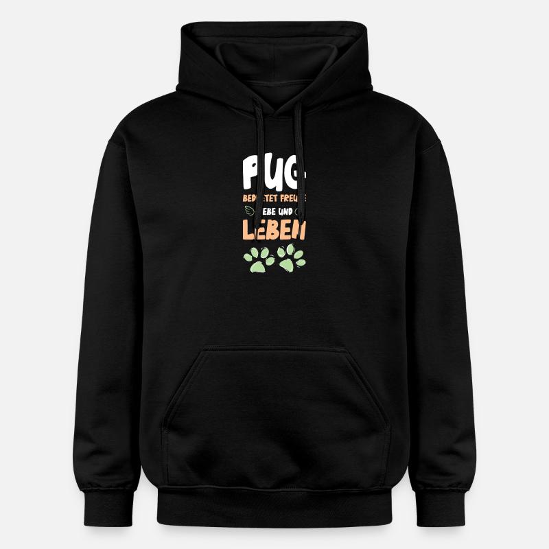 Carlin Joie de vivre design - Sweat à capuche Softstyle® Gildan Unisexe - noir