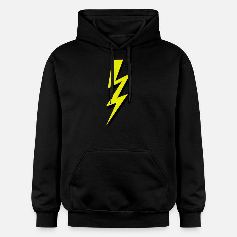 éclair - Sweat à capuche Softstyle® Gildan Unisexe - noir