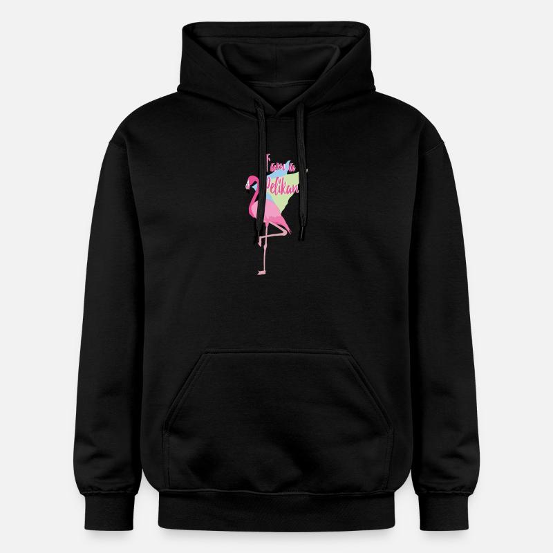 I’m a Pélican - Sweat à capuche Softstyle® Gildan Unisexe - noir