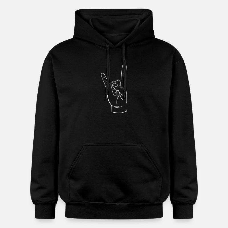 ROCHER - Sweat à capuche Softstyle® Gildan Unisexe - noir