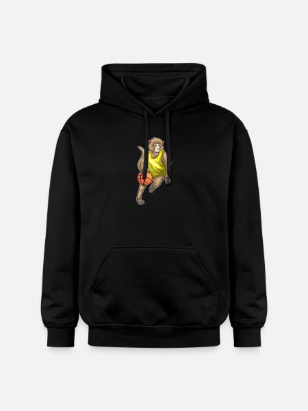 Singe Basketteur Basketteur - Sweat à capuche Softstyle® Gildan Unisexe - noir