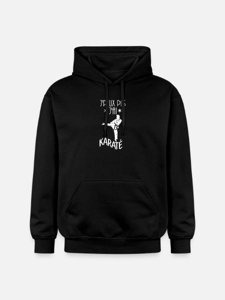 J'peux Pas j'ai Karate - Sweat à capuche Softstyle® Gildan Unisexe - noir