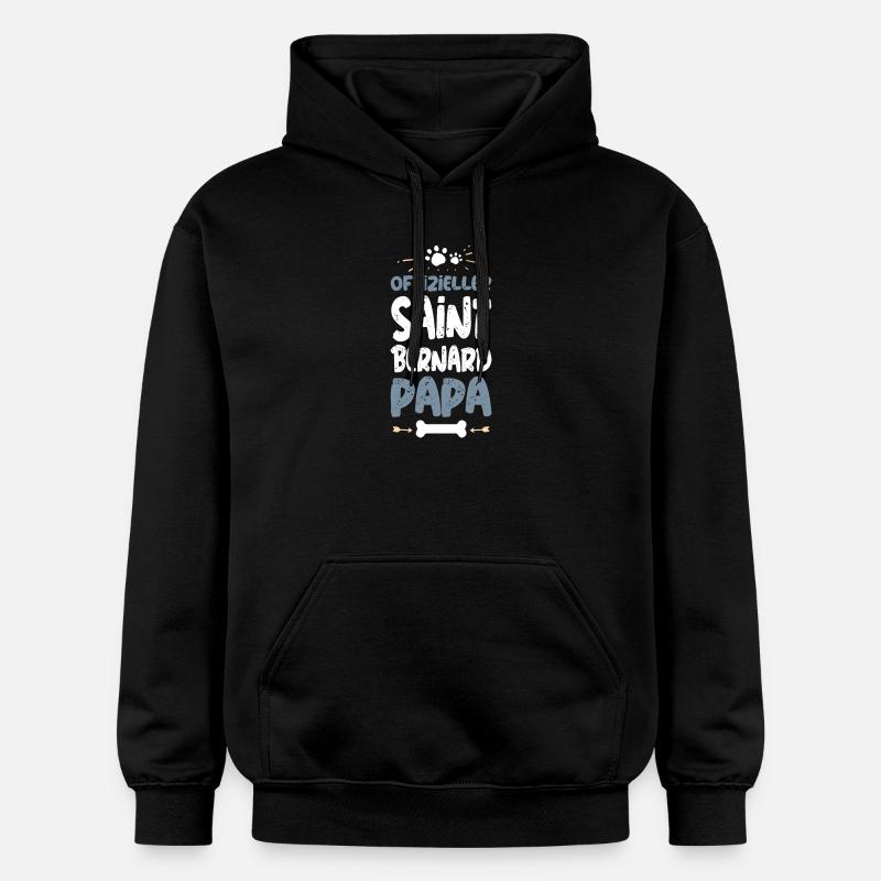 SAINT_BERNARD - Sweat à capuche Softstyle® Gildan Unisexe - noir