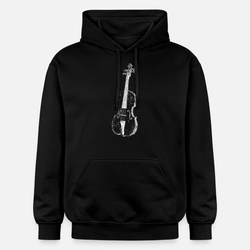 violon - Sweat à capuche Softstyle® Gildan Unisexe - noir