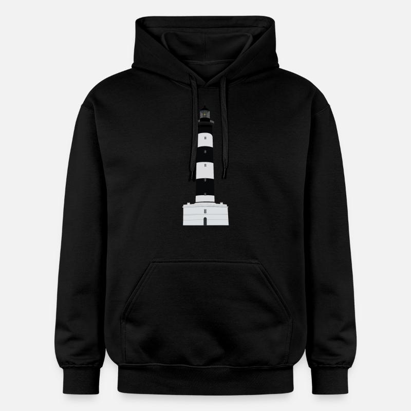 Phare de Chassiron - île d'Oléron - Sweat à capuche Softstyle® Gildan Unisexe - noir