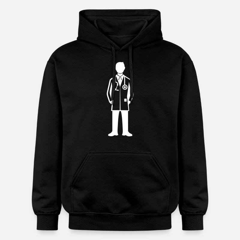Docteur Docteur - Sweat à capuche Softstyle® Gildan Unisexe - noir