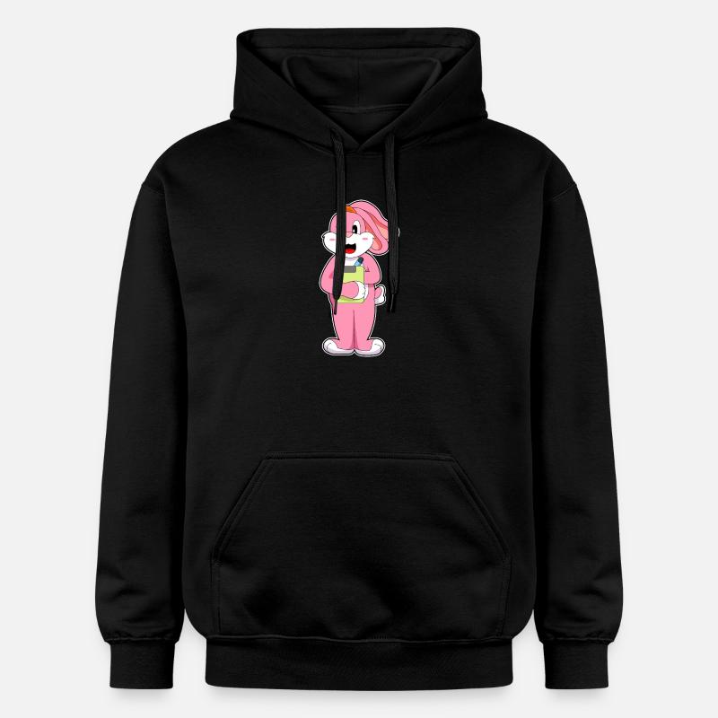 Bloc-notes Rabbit Secretary - Sweat à capuche Softstyle® Gildan Unisexe - noir