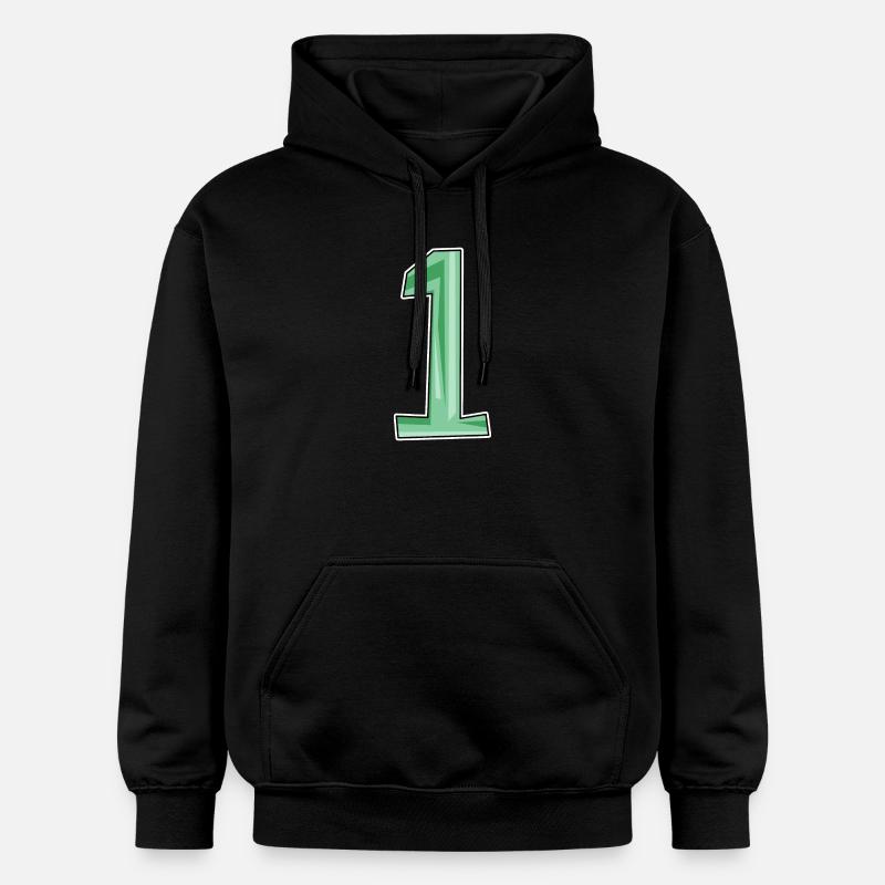 1 vert - Sweat à capuche Softstyle® Gildan Unisexe - noir