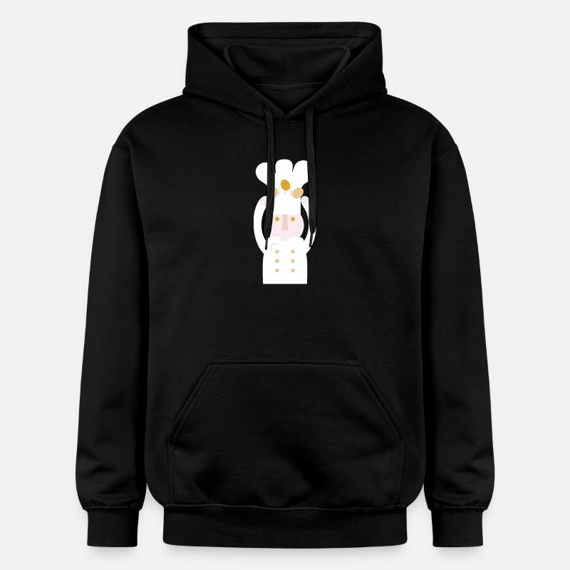 , Chef l pas de texte - Sweat à capuche Softstyle® Gildan Unisexe - noir