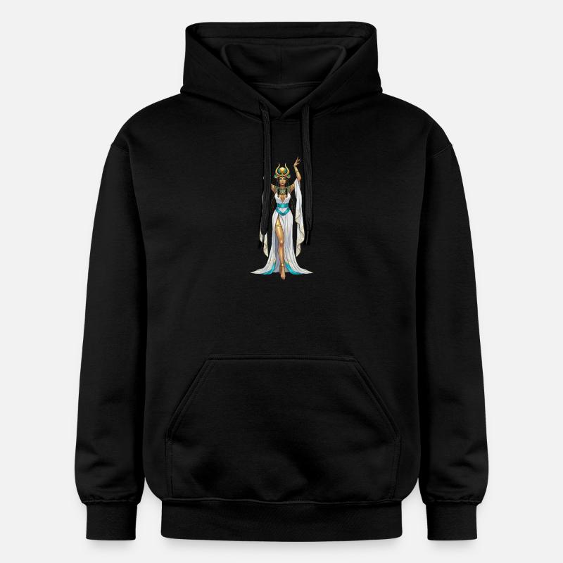 Cosplay de la déesse égyptienne Isis - Sweat à capuche Softstyle® Gildan Unisexe - noir