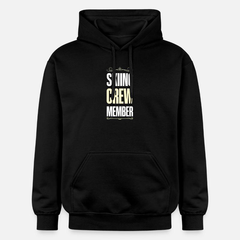Équipe de ski - Sweat à capuche Softstyle® Gildan Unisexe - noir