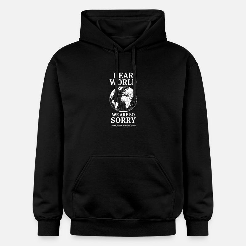Protestation des États-Unis - Sweat à capuche Softstyle® Gildan Unisexe - noir