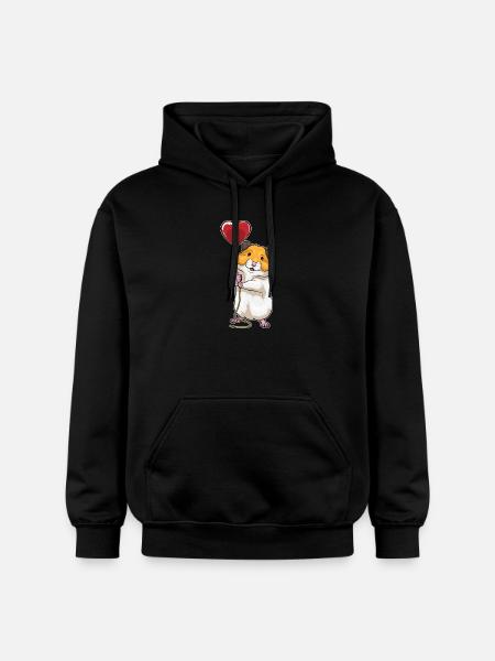 Ballon Hamster - Sweat à capuche Softstyle® Gildan Unisexe - noir