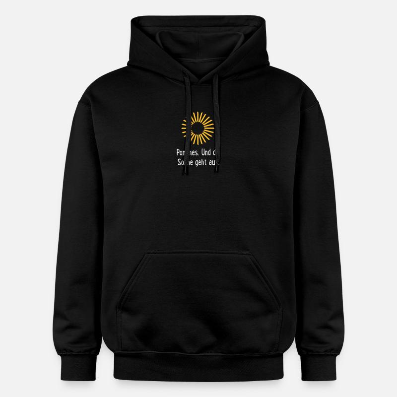 français - Sweat à capuche Softstyle® Gildan Unisexe - noir