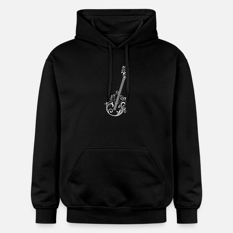 Conception artistique de la guitare - Sweat à capuche Softstyle® Gildan Unisexe - noir