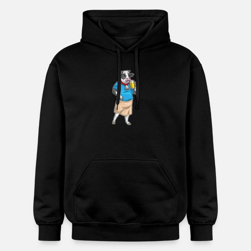 Bière de vache - Sweat à capuche Softstyle® Gildan Unisexe - noir