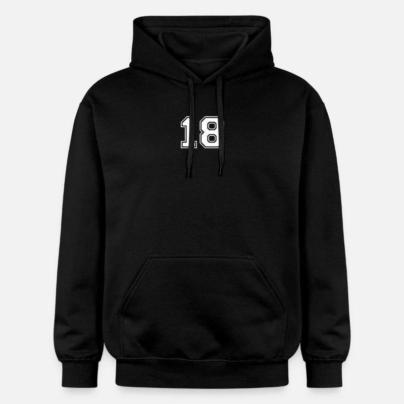 18 - Sweat à capuche Softstyle® Gildan Unisexe - noir