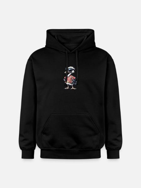 Strauss Comic Holiday - Gildan Unisex Softstyle® Midweight Hoodie - black