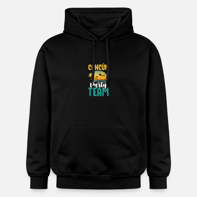 L’équipe du Cancun Party - Sweat à capuche Softstyle® Gildan Unisexe - noir