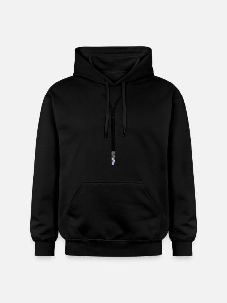 ZIP fastener - Gildan Unisex Softstyle® Midweight Hoodie - black