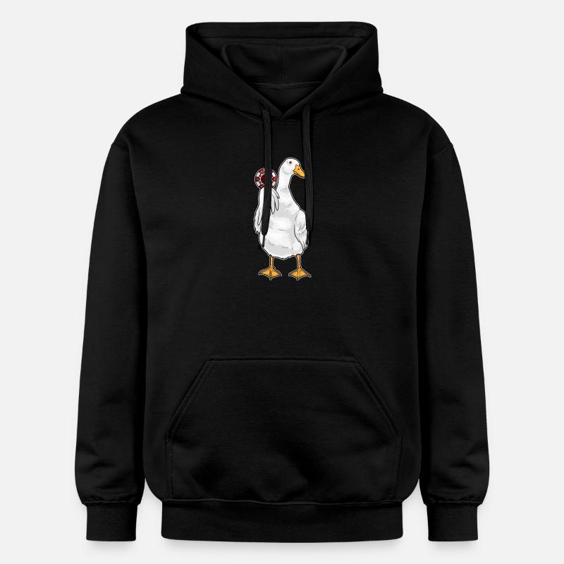 Duck Poker Jetons de poker - Sweat à capuche Softstyle® Gildan Unisexe - noir