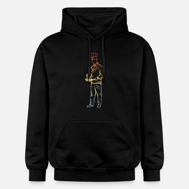 Chef - Sweat à capuche Softstyle® Gildan Unisexe - noir