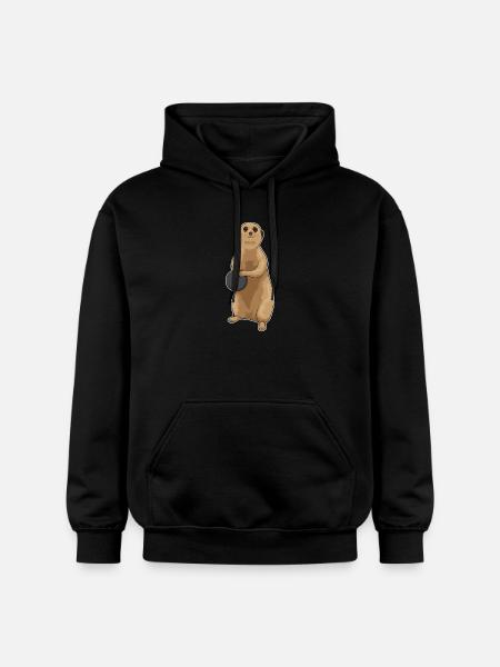 Suricate Boule de bowling - Sweat à capuche Softstyle® Gildan Unisexe - noir