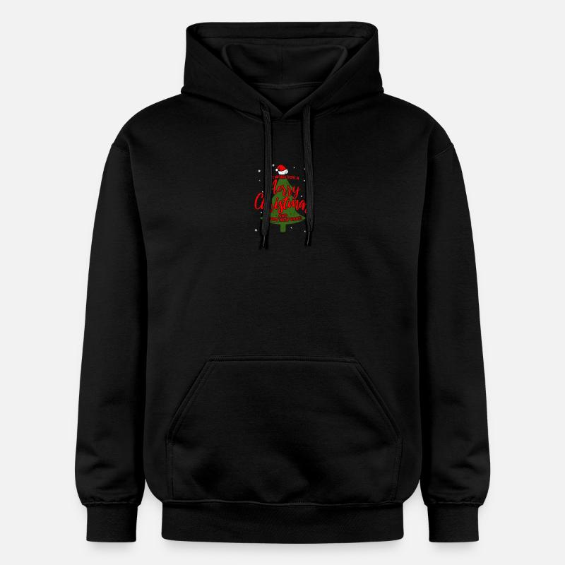 Joyeux Noël Arbre de Noël Cheer - Sweat à capuche Softstyle® Gildan Unisexe - noir