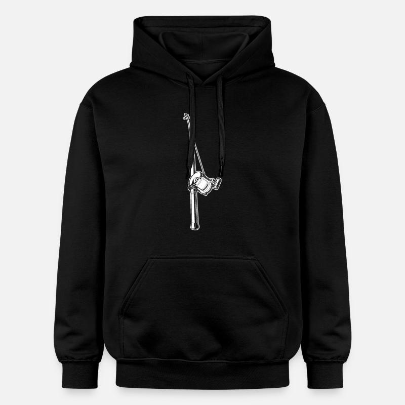 Canne à pêche - Sweat à capuche Softstyle® Gildan Unisexe - noir