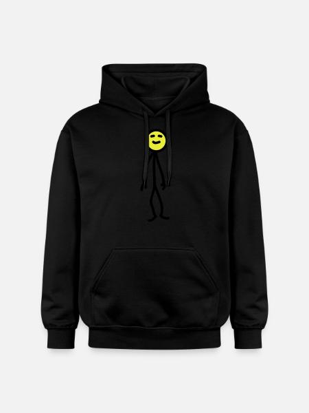 happy_man - Sweat à capuche Softstyle® Gildan Unisexe - noir