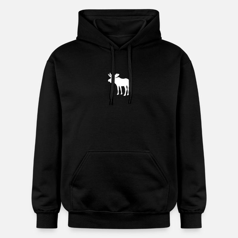 le Canada - élan - Sweat à capuche Softstyle® Gildan Unisexe - noir