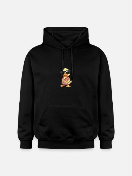 Duck Cool Summer - Gildan Unisex Softstyle® Midweight Hoodie - black