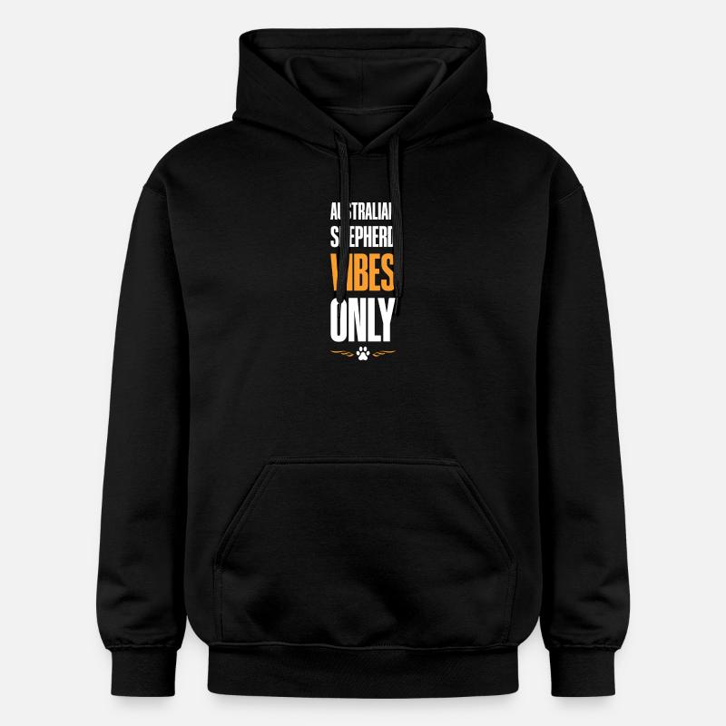 Vibrations de berger australien - Sweat à capuche Softstyle® Gildan Unisexe - noir