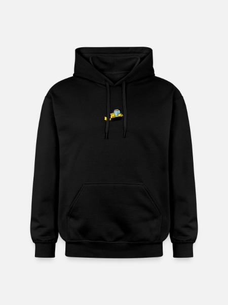 Planierraupe - Gildan Unisex Softstyle® Midweight Hoodie - Schwarz