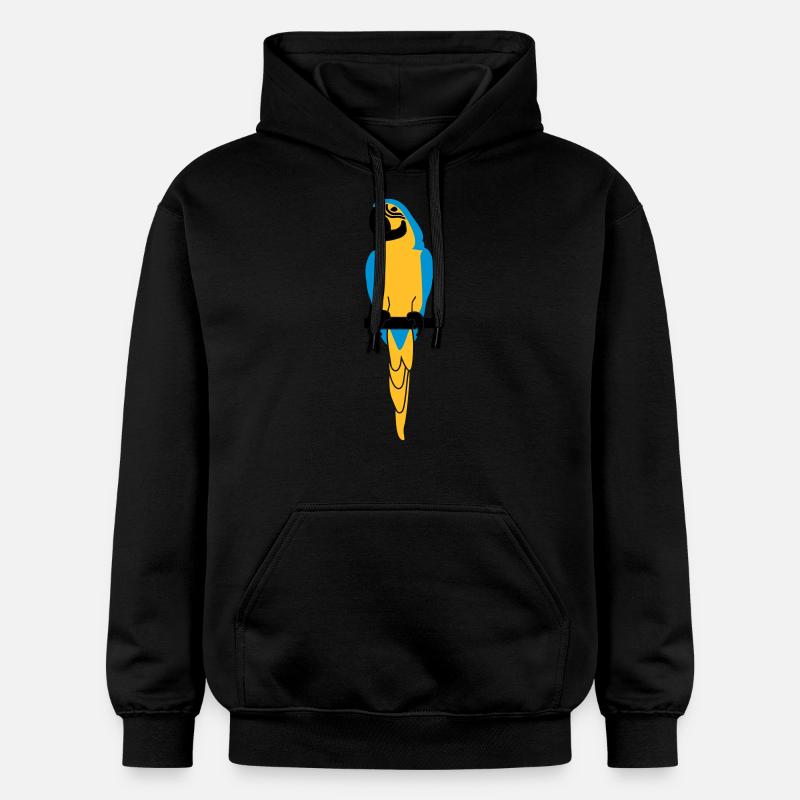 Parrot - Gildan Unisex Softstyle® Midweight Hoodie - black