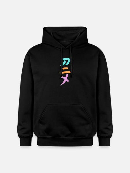 Anime (Animation) Japanese Characters -INK - Gildan Unisex Softstyle® Midweight Hoodie - black