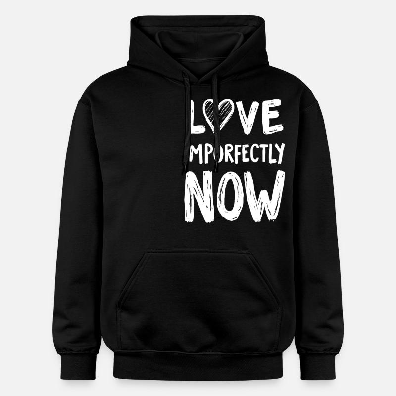 L’amour imparfait maintenant - Sweat à capuche Softstyle® Gildan Unisexe - noir