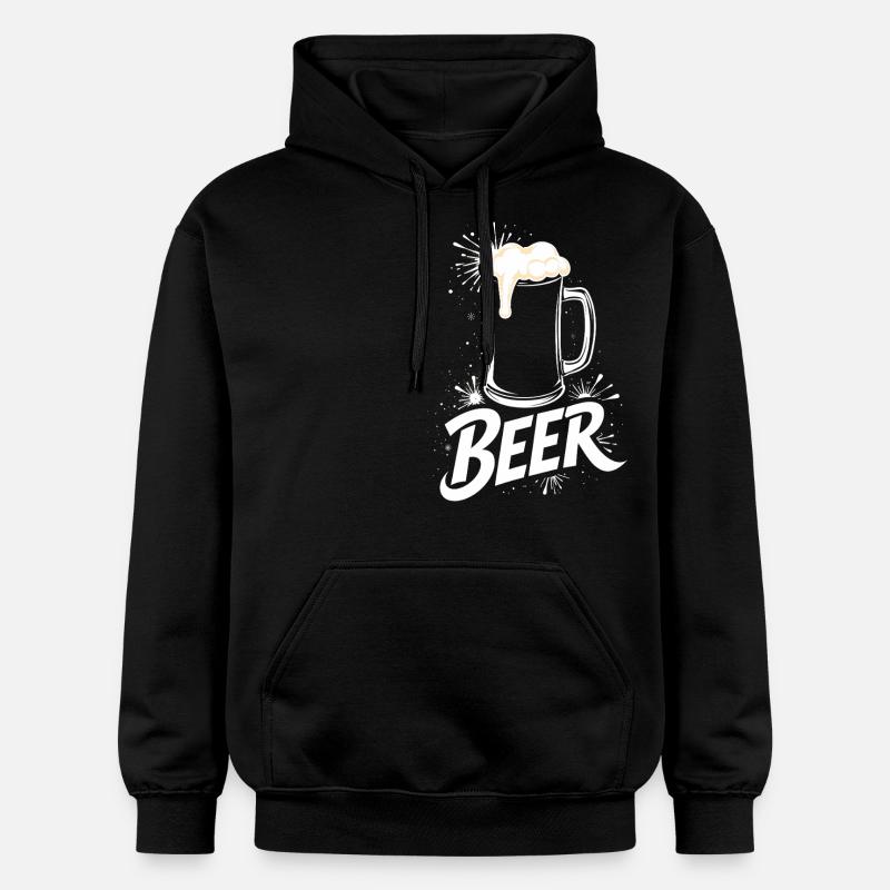Chope à bière - Sweat à capuche Softstyle® Gildan Unisexe - noir