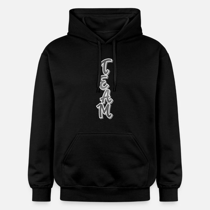 Équipe - Sweat à capuche Softstyle® Gildan Unisexe - noir
