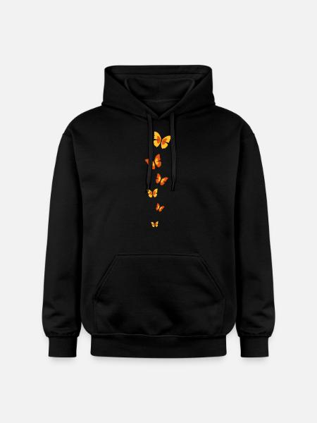 schmetterlinge - Gildan Unisex Softstyle® Midweight Hoodie - Schwarz