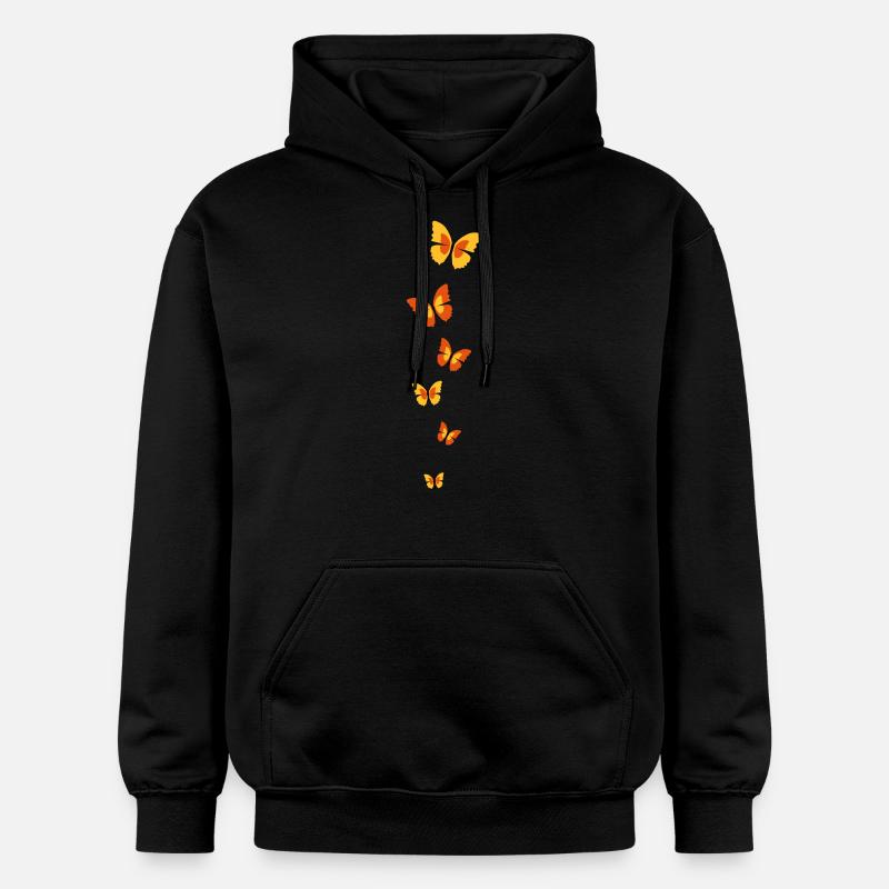 papillon - Sweat à capuche Softstyle® Gildan Unisexe - noir